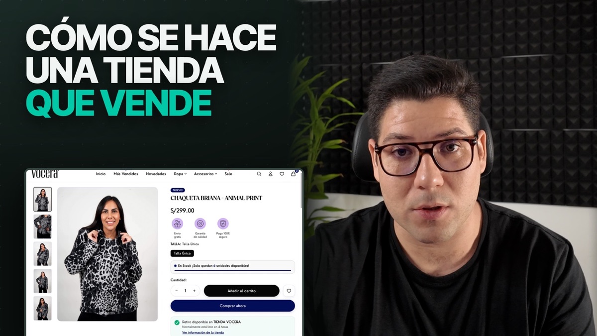 Análisis de una tienda online pantalla por pantalla