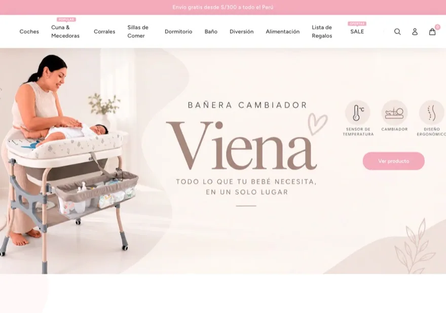 Vista previa de la tienda Baby Kiss