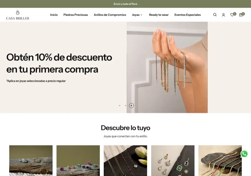 Vista previa de la tienda Casa Briller