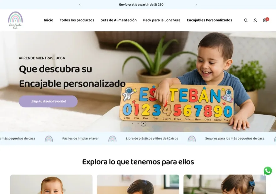 Vista previa de la tienda Coco Bambú Kids