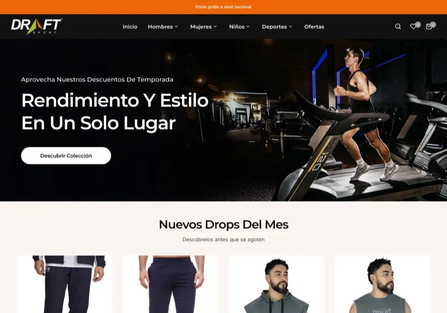 Vista previa de la tienda Draft