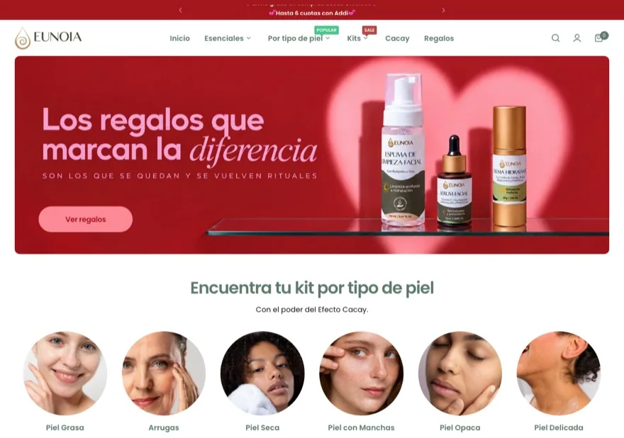 Vista previa de la tienda Eunoia Beauties