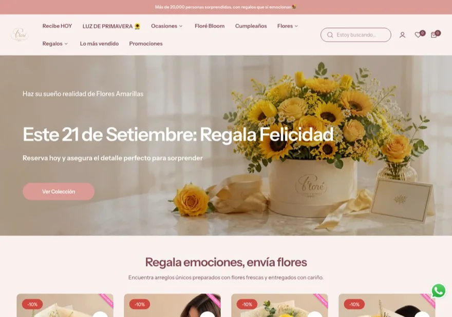 Vista previa de la tienda Floré