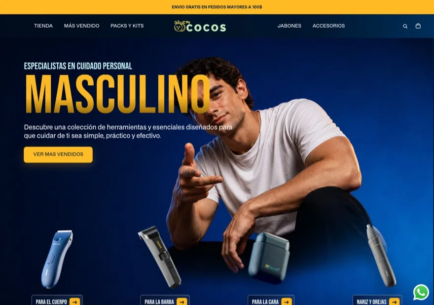 Vista previa de la tienda Get My Cocos