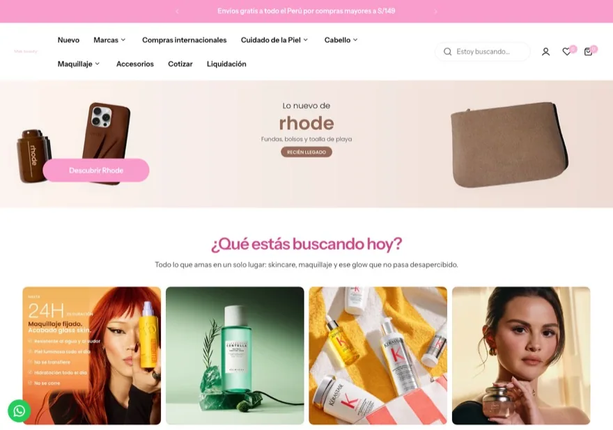 Vista previa de la tienda Mak Beauty