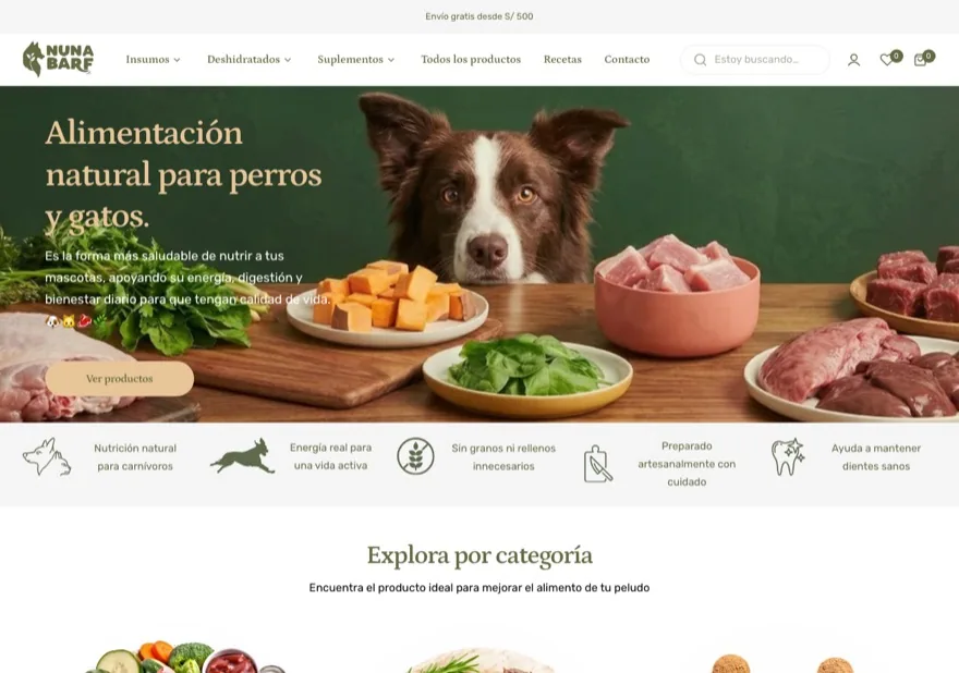 Vista previa de la tienda Nuna Barf
