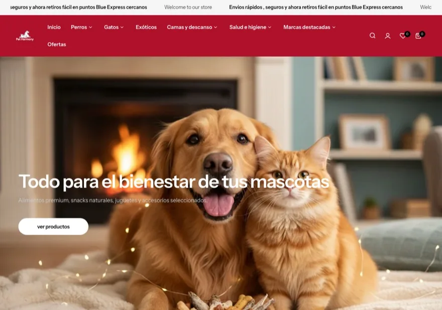Vista previa de la tienda Pet Harmony