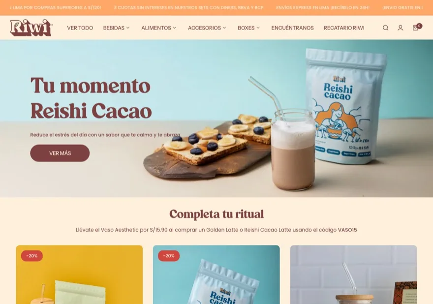 Vista previa de la tienda Riwi