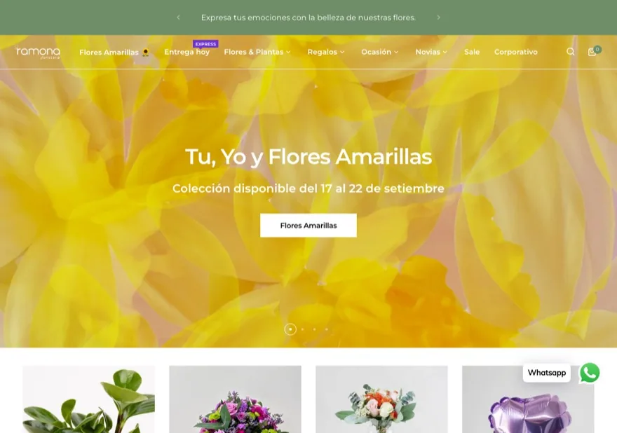 Vista previa de la tienda Ramona Floristería