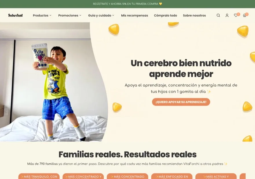 Vista previa de la tienda Saluvant