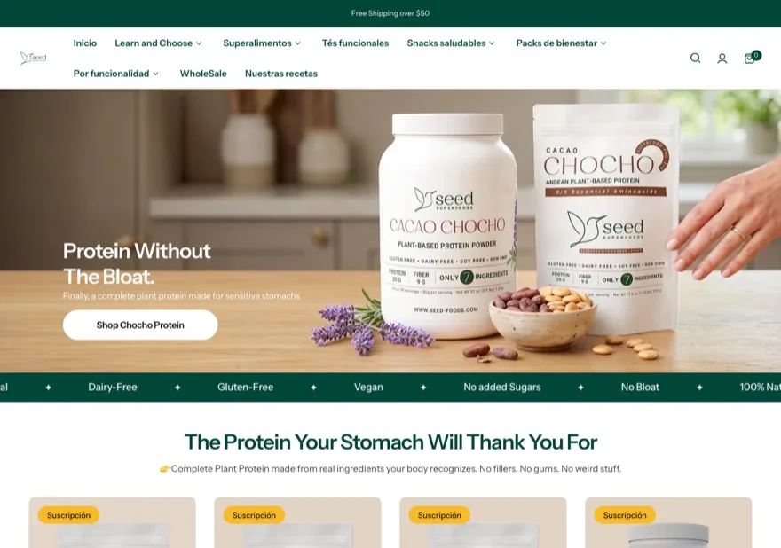 Vista previa de la tienda Seed Foods