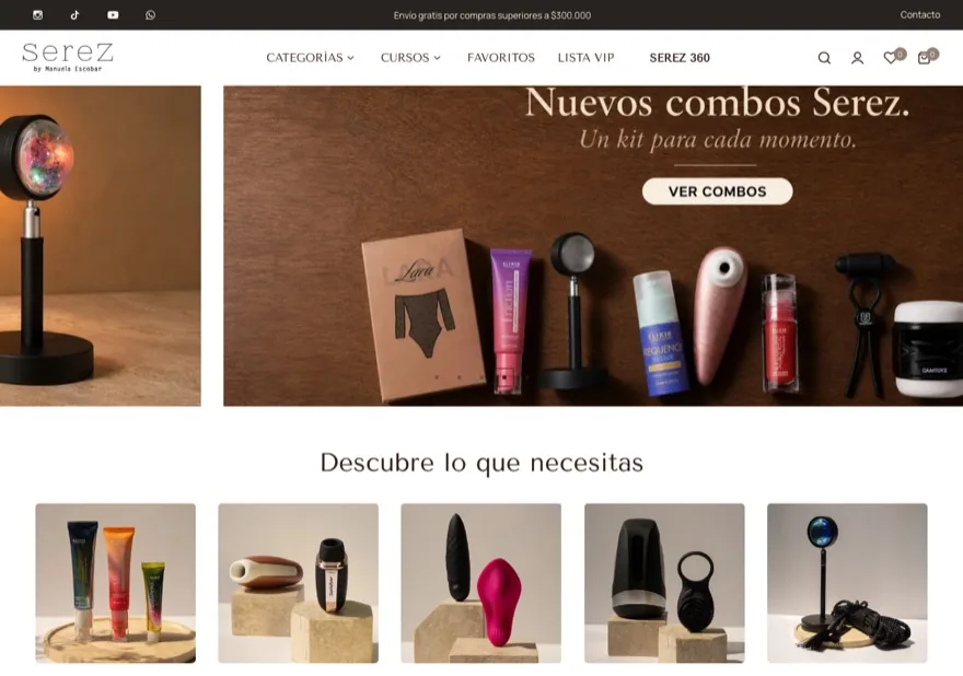 Vista previa de la tienda Serez