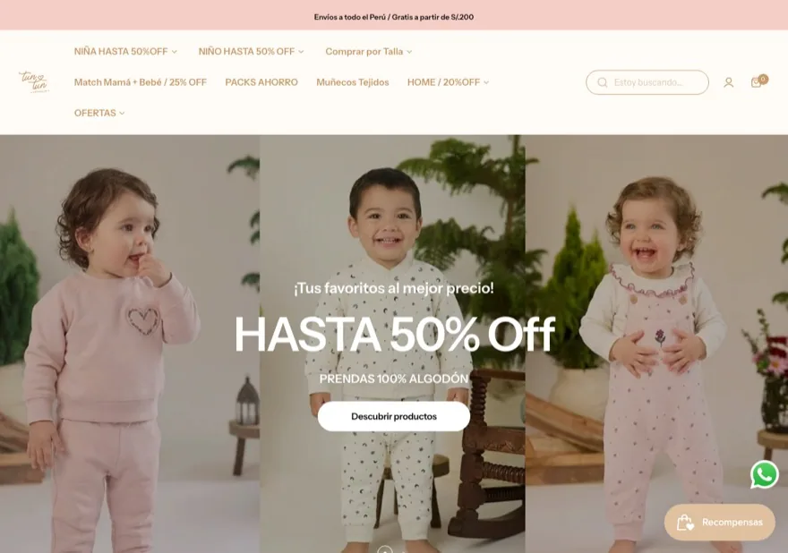 Vista previa de la tienda Tun Tun Baby