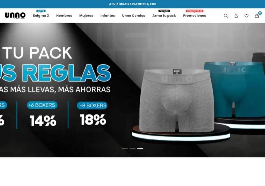 Vista previa de la tienda Unno