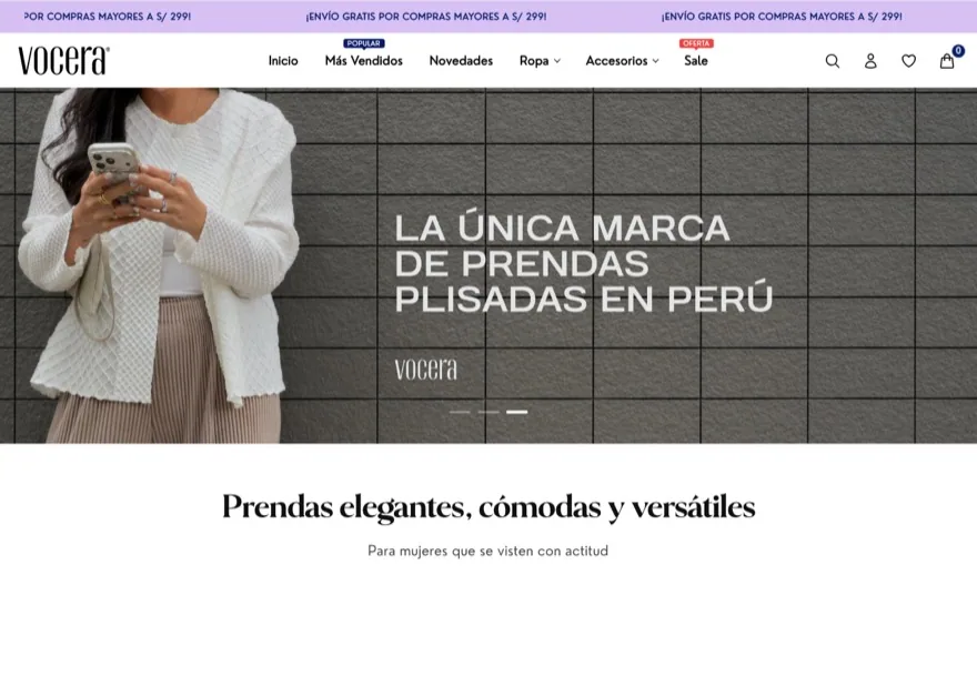 Vista previa de la tienda Vocera