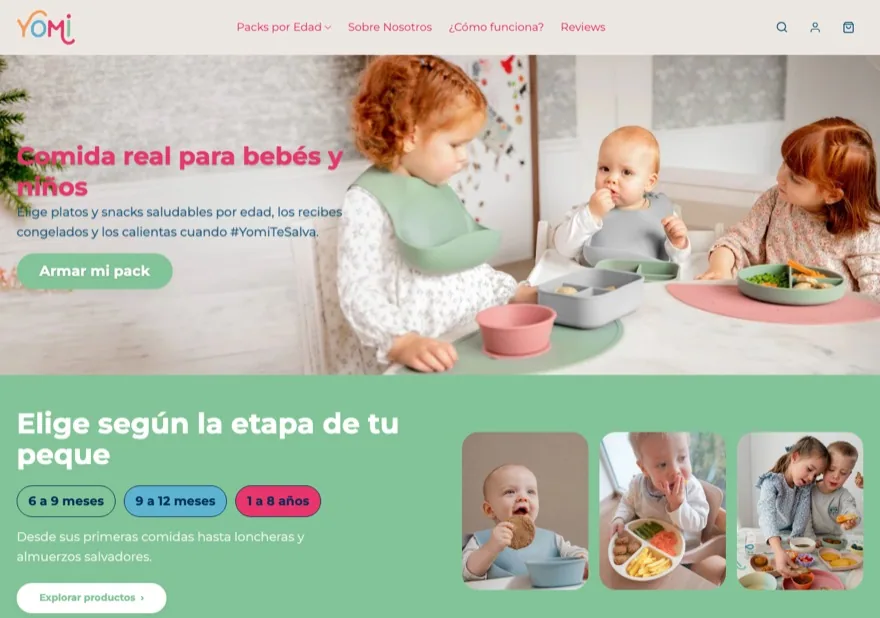 Vista previa de la tienda Yomi